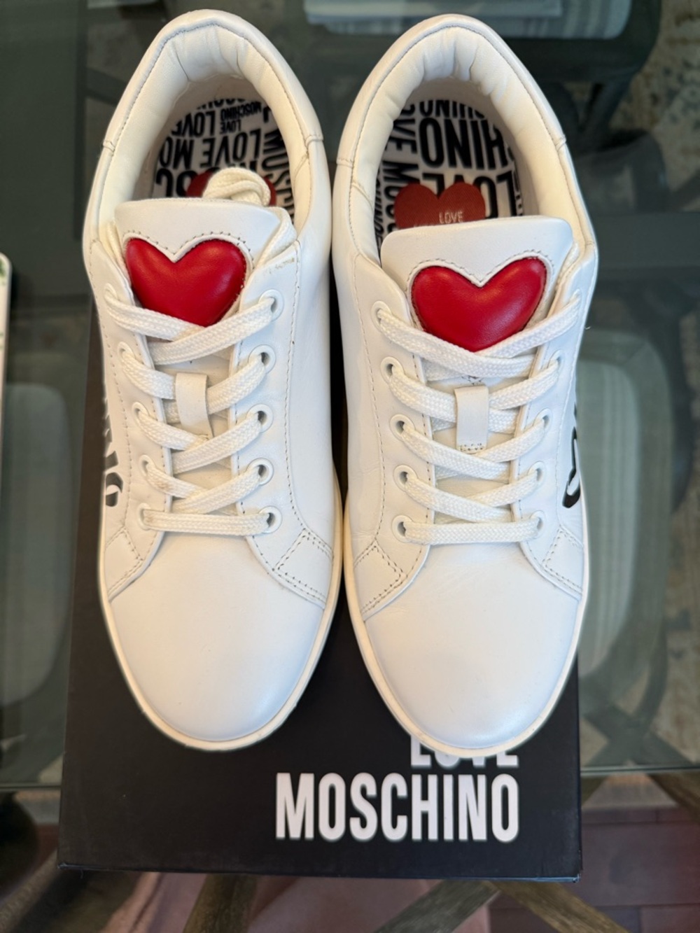 Love Moschino White Sneakers
